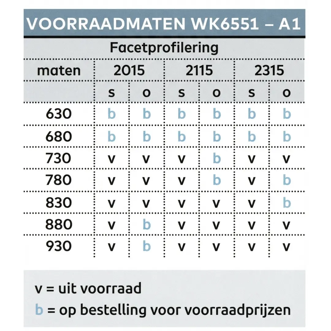Binnendeur Weekamp WK6551-A1 facet (Voorraad) — foto 3